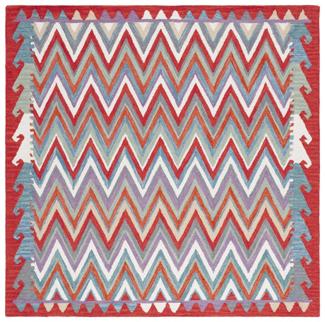 Safavieh Aspen 7'-0" x 7'-0" Rug in Red / Ivory