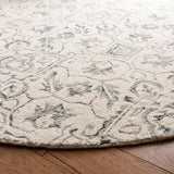 Safavieh Dip Dye 7'-0" x 7'-0" Rug in Grey / Ivory