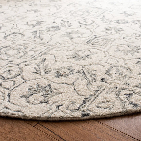 Safavieh Dip Dye 7'-0" x 7'-0" Rug in Grey / Ivory
