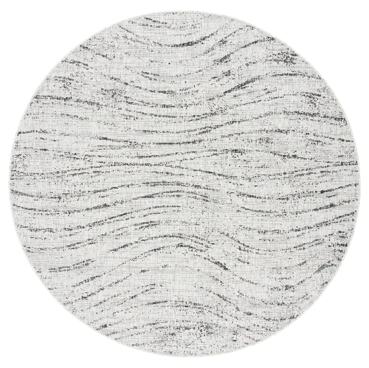 Safavieh Courtyard 6'-7" x 6'-7" Rug in Ivory / Grey
