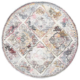 Safavieh Micro-Loop 5'-0" x 5'-0" Rug in Grey / Ivory