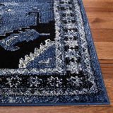 Safavieh Vintage Hamadan 4'-0" x 6'-0" Rug in Blue / Black