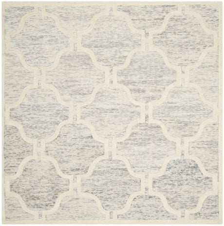 Safavieh Cambridge 6'-0" x 6'-0" Rug in Light Grey / Ivory