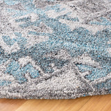 Safavieh Abstract 6'-0" x 6'-0" Rug in Grey / Black