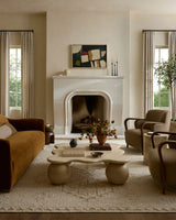 Loloi Alara ALR-02 Traditional Hand Woven Ivory, Natural Rug - room scene 1