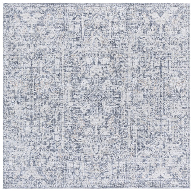 Safavieh Hunter 100 6'-7" x 6'-7" Rug in Ivory / Dark Grey / Sage