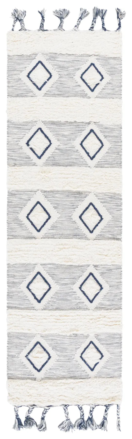 Safavieh Natura 2'-3" x 8'-0" Rug in Ivory / Blue