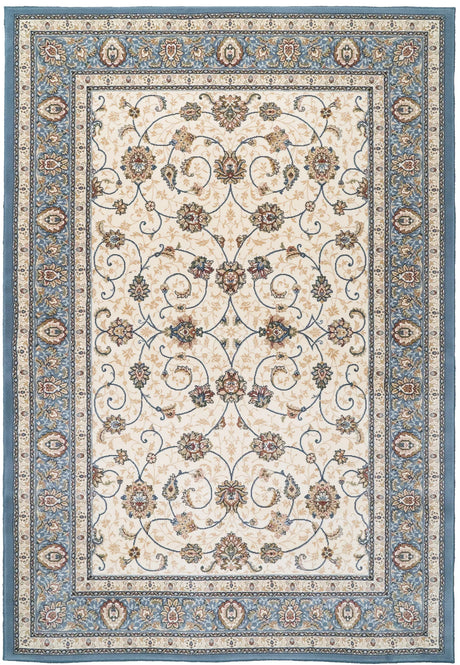 Dynamic Rugs Ancient Garden 57120 Ivory / Light Blue Rugs - Rectangular