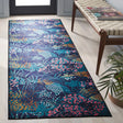 Safavieh Tacoma 2'-6" x 8'-0" Rug in Navy / Green