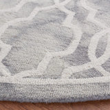 Safavieh Dip Dye 7'-0" x 7'-0" Rug in Grey / Ivory