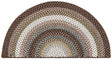 Safavieh Braided 2'-0" x 4'-0" Rug in Brown / Multi