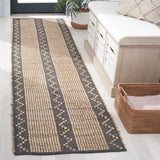 Safavieh Natural Fiber 2'-3" x 9'-0" Rug in Natural / Grey