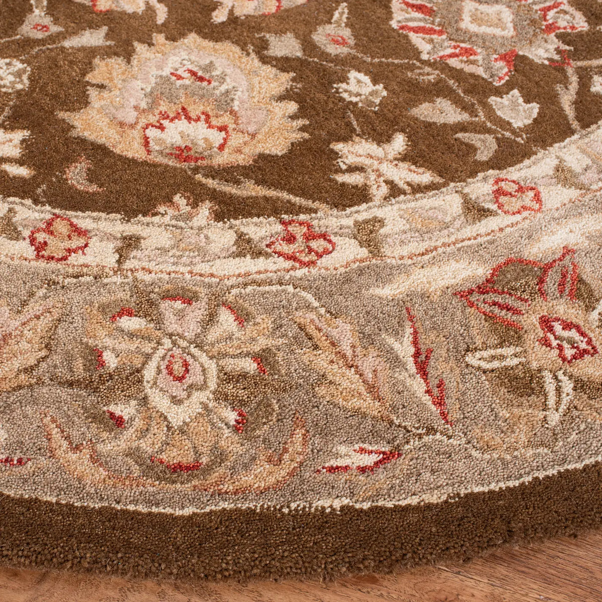 Safavieh Anatolia 6'-0" x 6'-0" Rug in Brown / Green