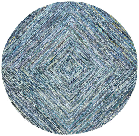 Safavieh Nantucket 6'-0" x 6'-0" Rug in Blue