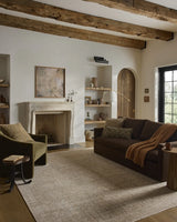 Loloi Elora ELR-03 Traditional Power Loomed Natural, Terracotta Rug - room scene 3