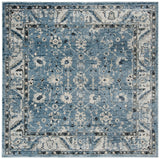 Safavieh Charleston 6'-7" x 6'-7" Rug in Navy / Light Grey