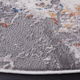 Safavieh Eternal 6'-7" x 6'-7" Rug in Grey / Blue Gold