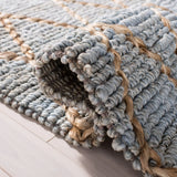 Safavieh Natural Fiber 4'-0" x 6'-0" Rug in Natural / Blue