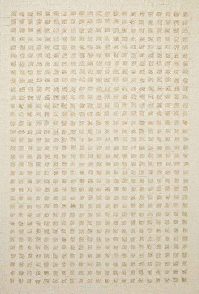 Chris Loves Julia x Loloi Polly POL-01 Ivory / Natural Rug - main flat