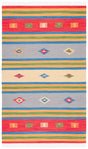 Safavieh Montauk 4'-0" x 6'-0" Rug in Blue / Red