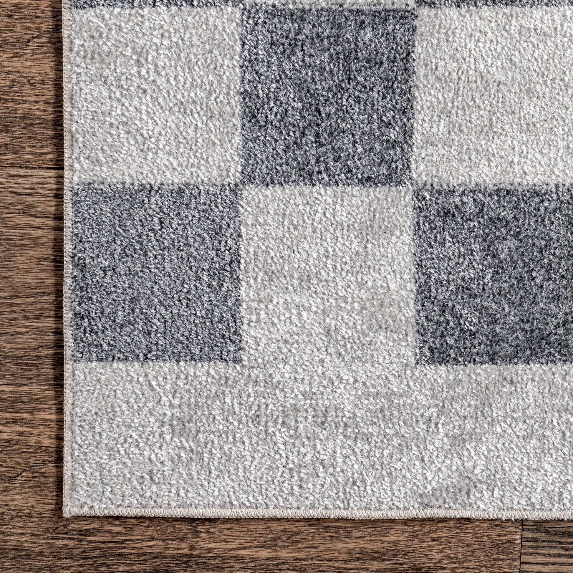 Nuloom Naya Checkered Grhn07B Blue Area Rug