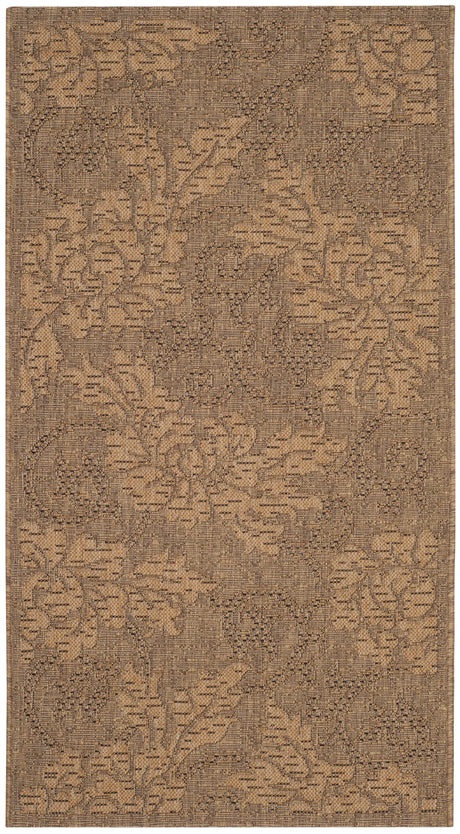 Safavieh Courtyard 2'-7" x 5'-0" Rug in Gold / Natural