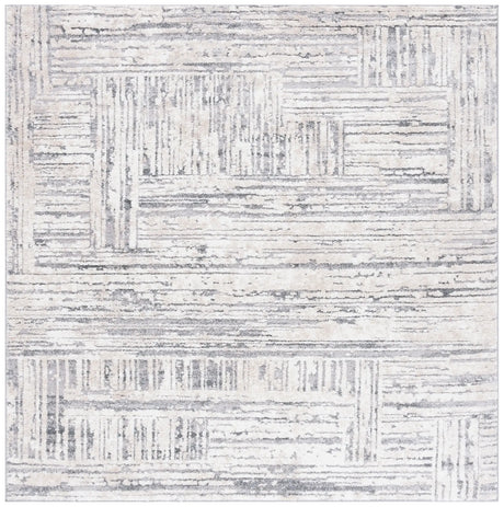 Safavieh Opal 6'-7" x 6'-7" Rug in Ivory / Dark Grey