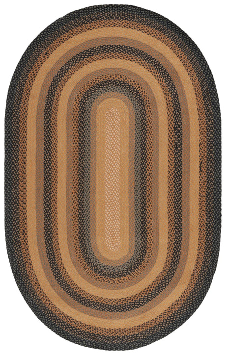 Safavieh Braided 5'-0" x 8'-0" Rug in Natural / Sage