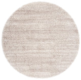 Safavieh Hudson Shag 7'-0" x 7'-0" Rug in Ivory / Beige