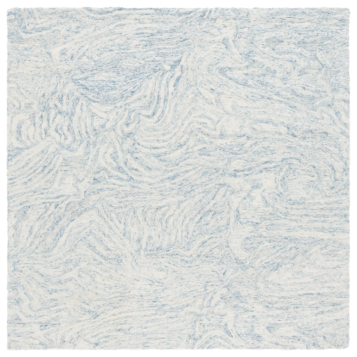 Safavieh Ebony 6'-0" x 6'-0" Rug in Ivory / Light Blue