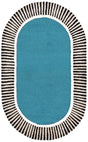 Safavieh Fifth Avenue 3'-0" x 5'-0" Rug in Blue / Black