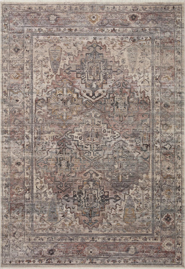 Loloi Lyra Lyr-05 Sunset/Silver Rug - main flat