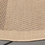 Safavieh Courtyard 5'-3" x 5'-3" Rug in Natural / Brown