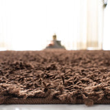 Safavieh Sga-Athens Shag 4'-0" x 6'-0" Rug in Brown