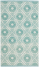 Safavieh Montauk 2'-3" x 3'-9" Rug in Aqua / Ivory