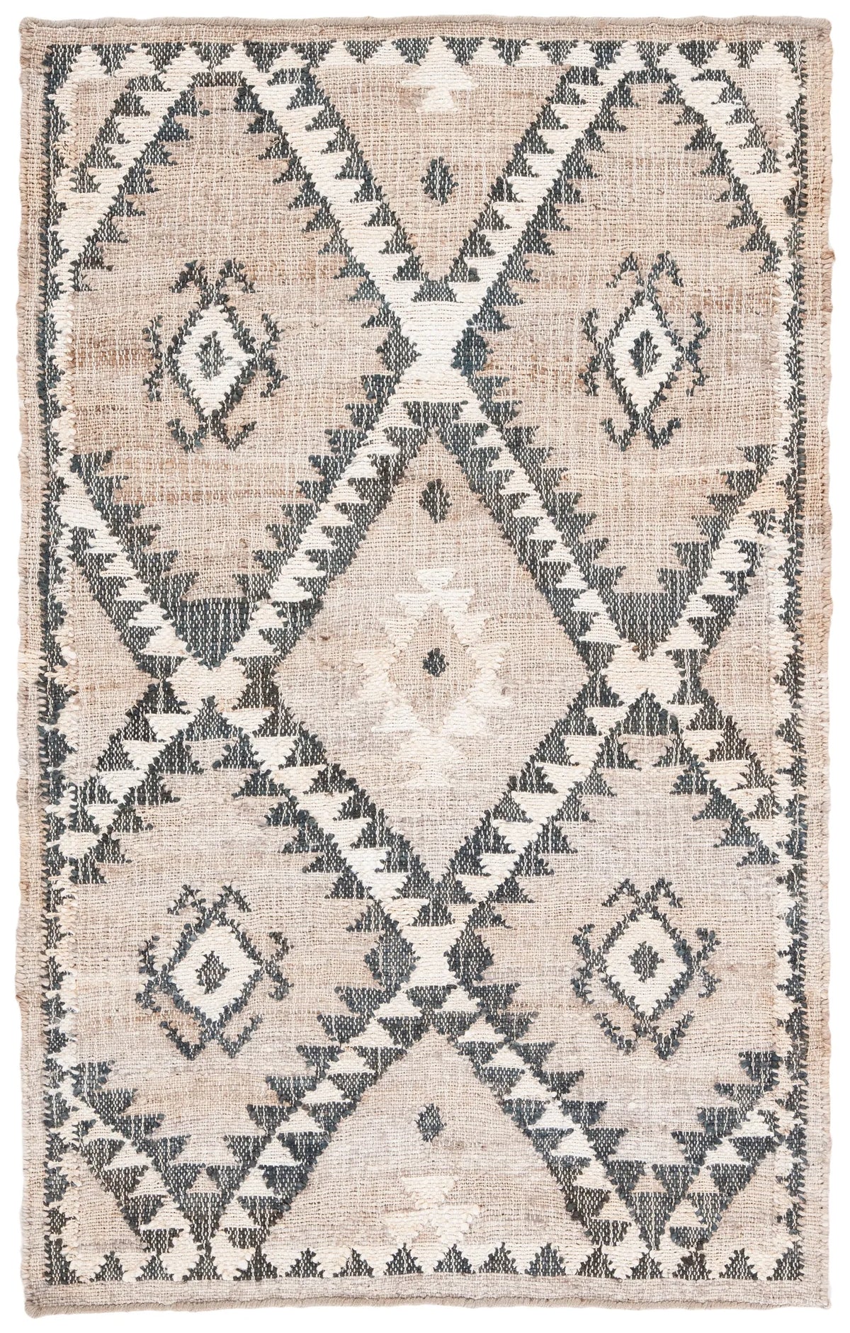 Safavieh Kilim 3'-0" x 5'-0" Rug in Grey / Black