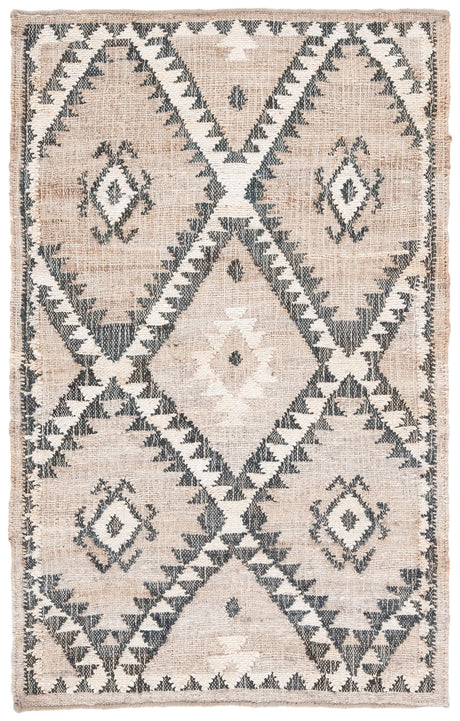 Safavieh Kilim 3'-0" x 5'-0" Rug in Grey / Black