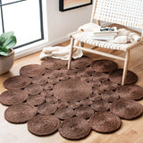 Safavieh Natural Fiber 5'-0" x 5'-0" Rug in Brown