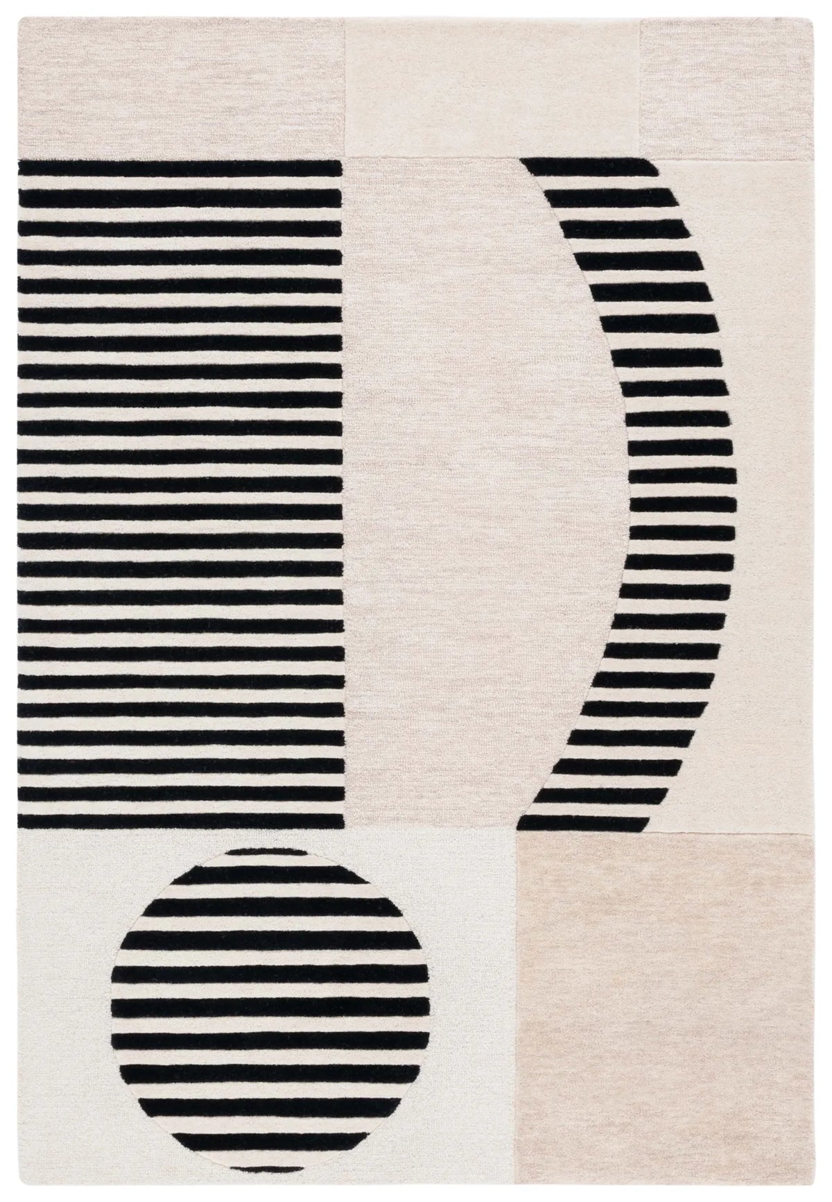 Safavieh Chatham 4'-0" x 6'-0" Rug in Ivory / Black