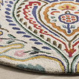 Safavieh Bella 5'-0" x 5'-0" Rug in Ivory / Teal