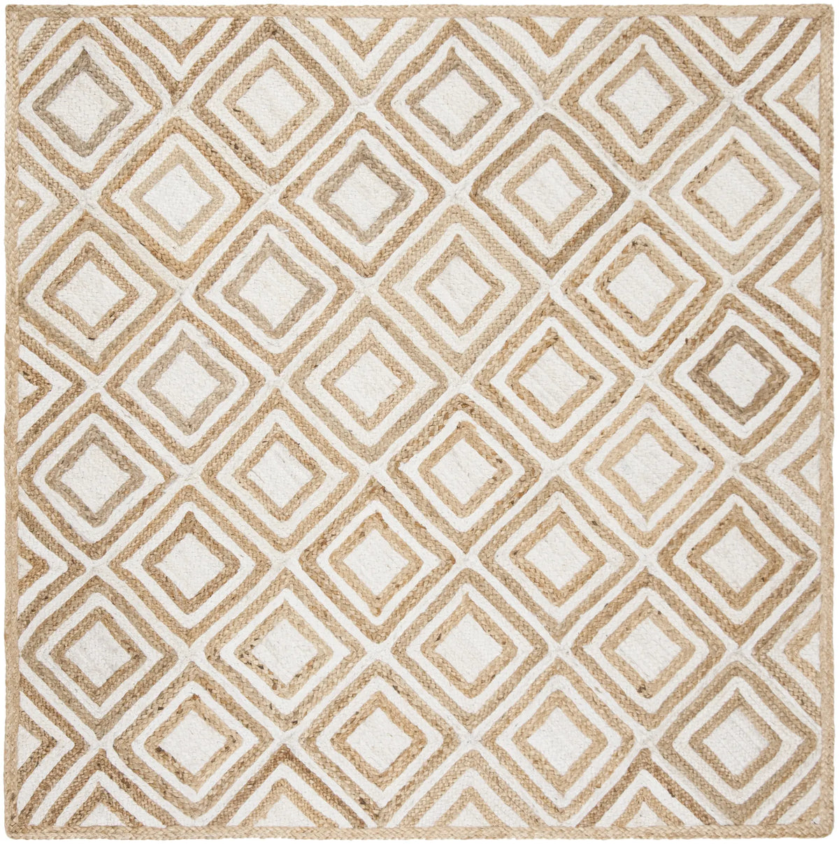 Safavieh Cape Cod 6'-0" x 6'-0" Rug in Natural / Ivory