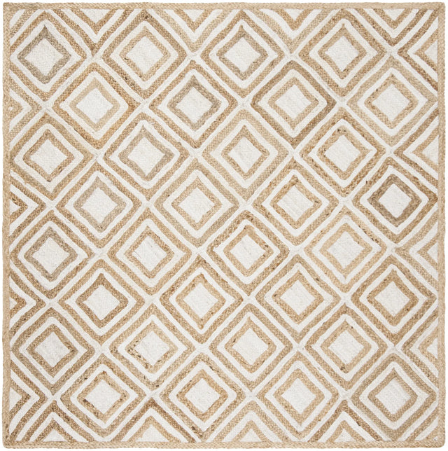 Safavieh Cape Cod 6'-0" x 6'-0" Rug in Natural / Ivory