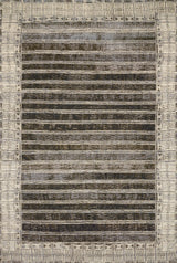 Loloi Mika Mik-07 Charcoal / Ivory Rugs - main flat