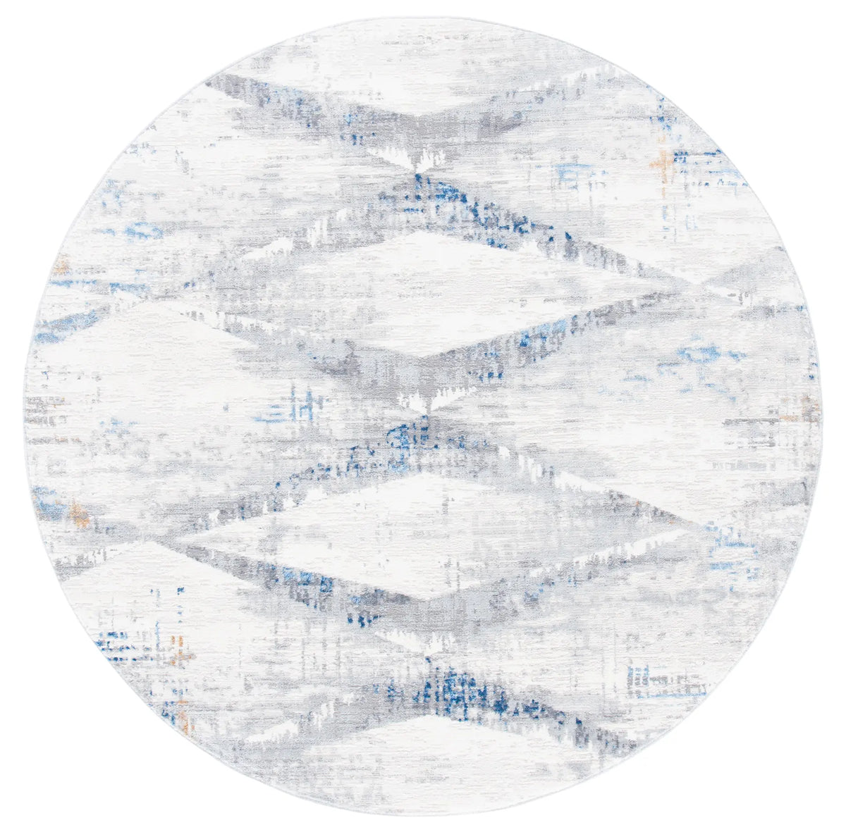 Safavieh Amelia 6'-7" x 6'-7" Rug in Ivory / Blue
