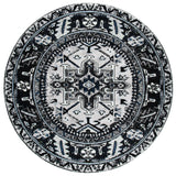 Safavieh Vintage Hamadan 6'-7" x 6'-7" Rug in Light Grey / Dark Grey