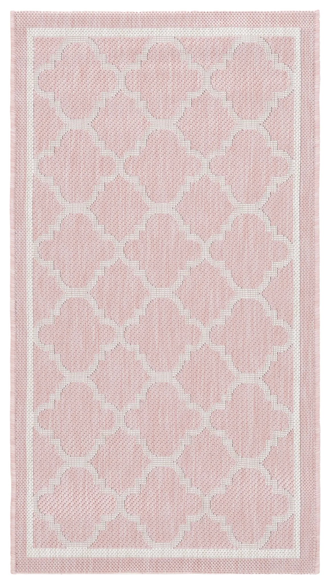 Safavieh Courtyard 2'-0" x 3'-7" Rug in Pink / Beige