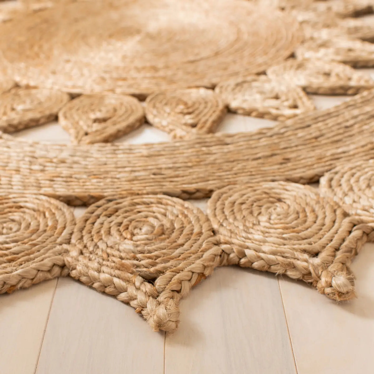 Safavieh Natural Fiber 3'-0" x 3'-0" Rug in Natural