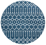 Safavieh Himalaya 6'-0" x 6'-0" Rug in Navy / Ivory