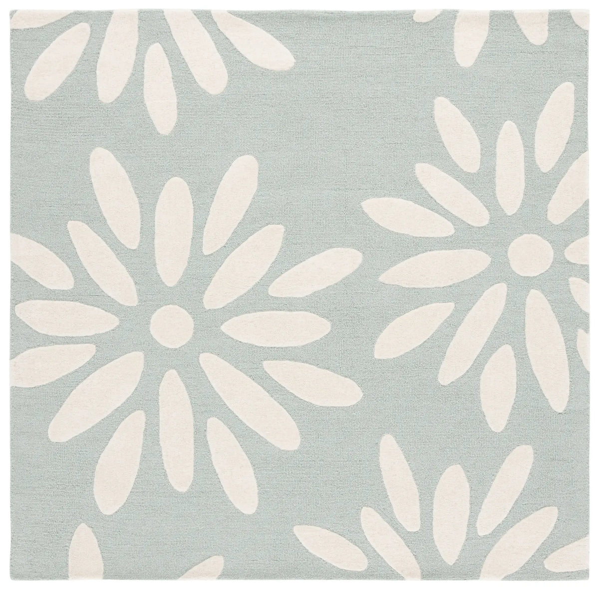 Safavieh Safavieh Kids 6'-0" x 6'-0" Rug in Teal / Ivory