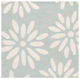 Safavieh Safavieh Kids 6'-0" x 6'-0" Rug in Teal / Ivory